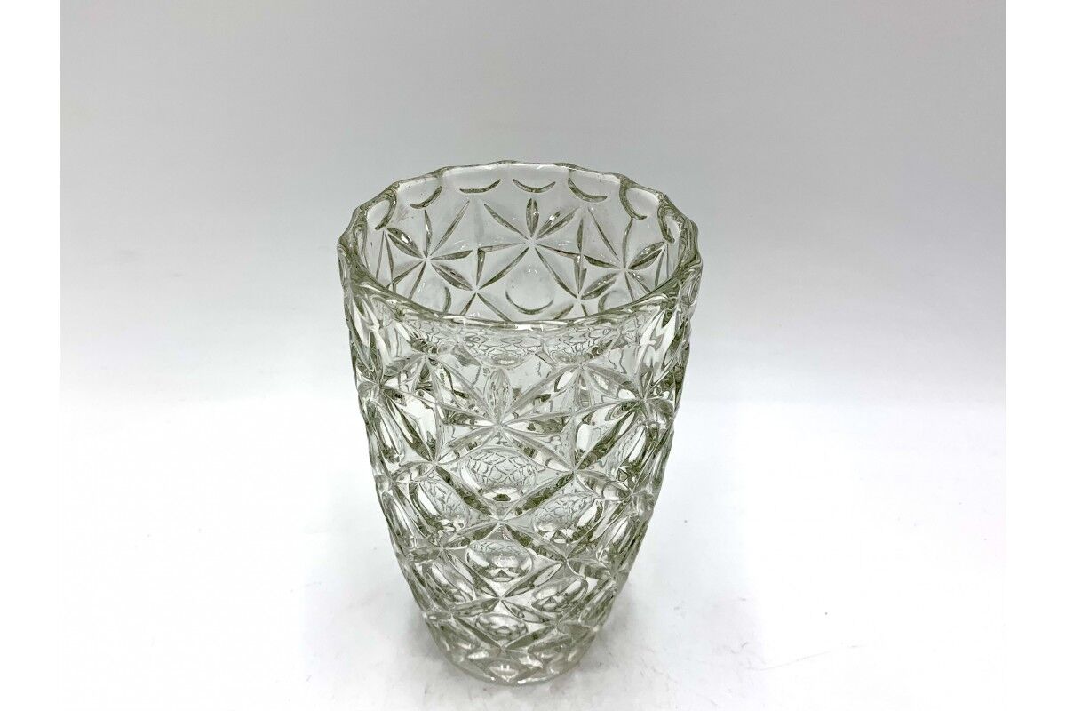 Glass Vase, Poland, 1960s