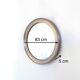 Round Mirror by Sergio Mazza for Artemide with Steel Frame, Italy
