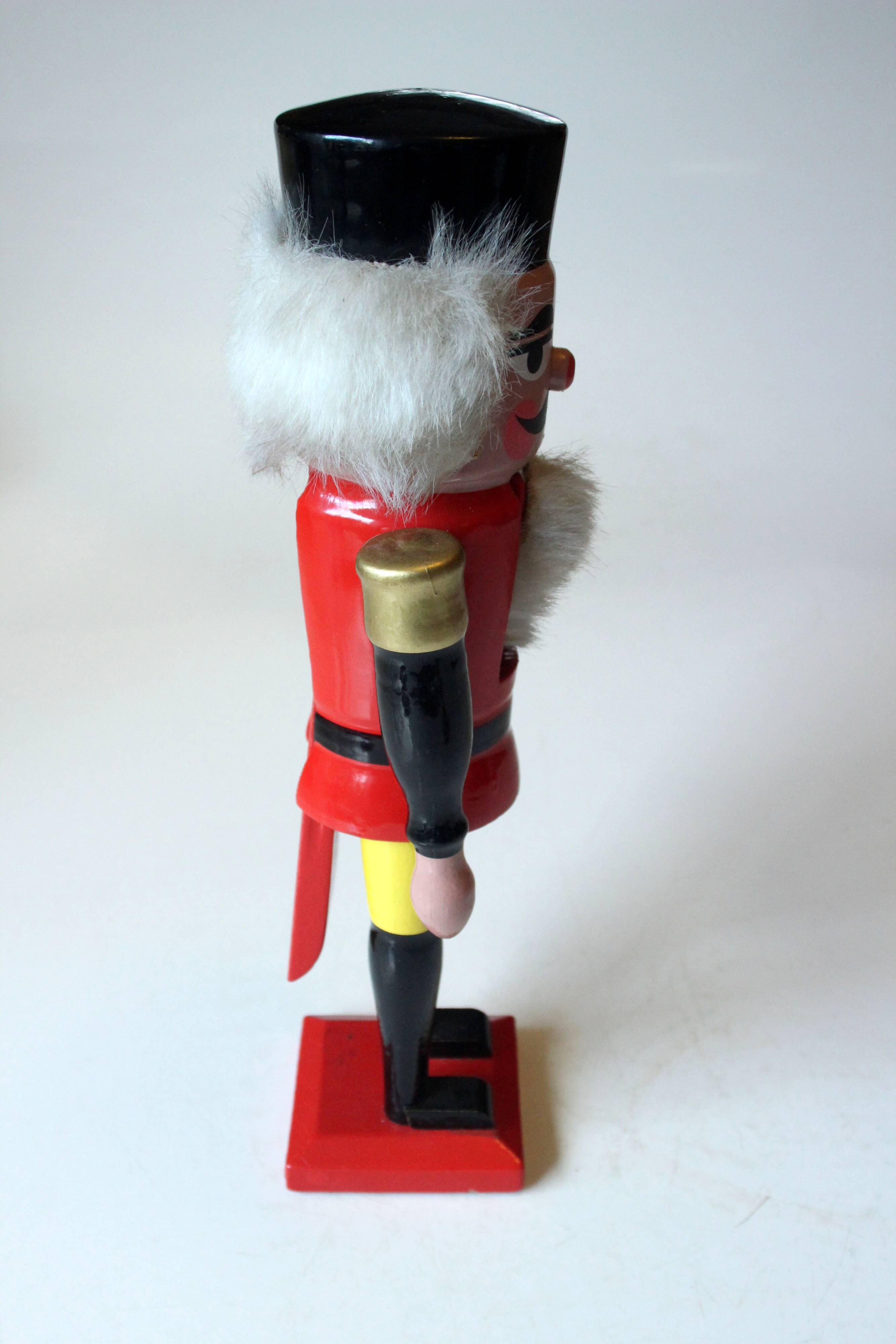Wooden nutcracker, vintage from the 1970s