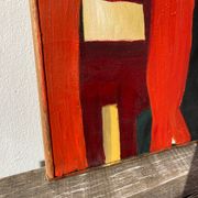 Peinture abstraite femme huile sur toile