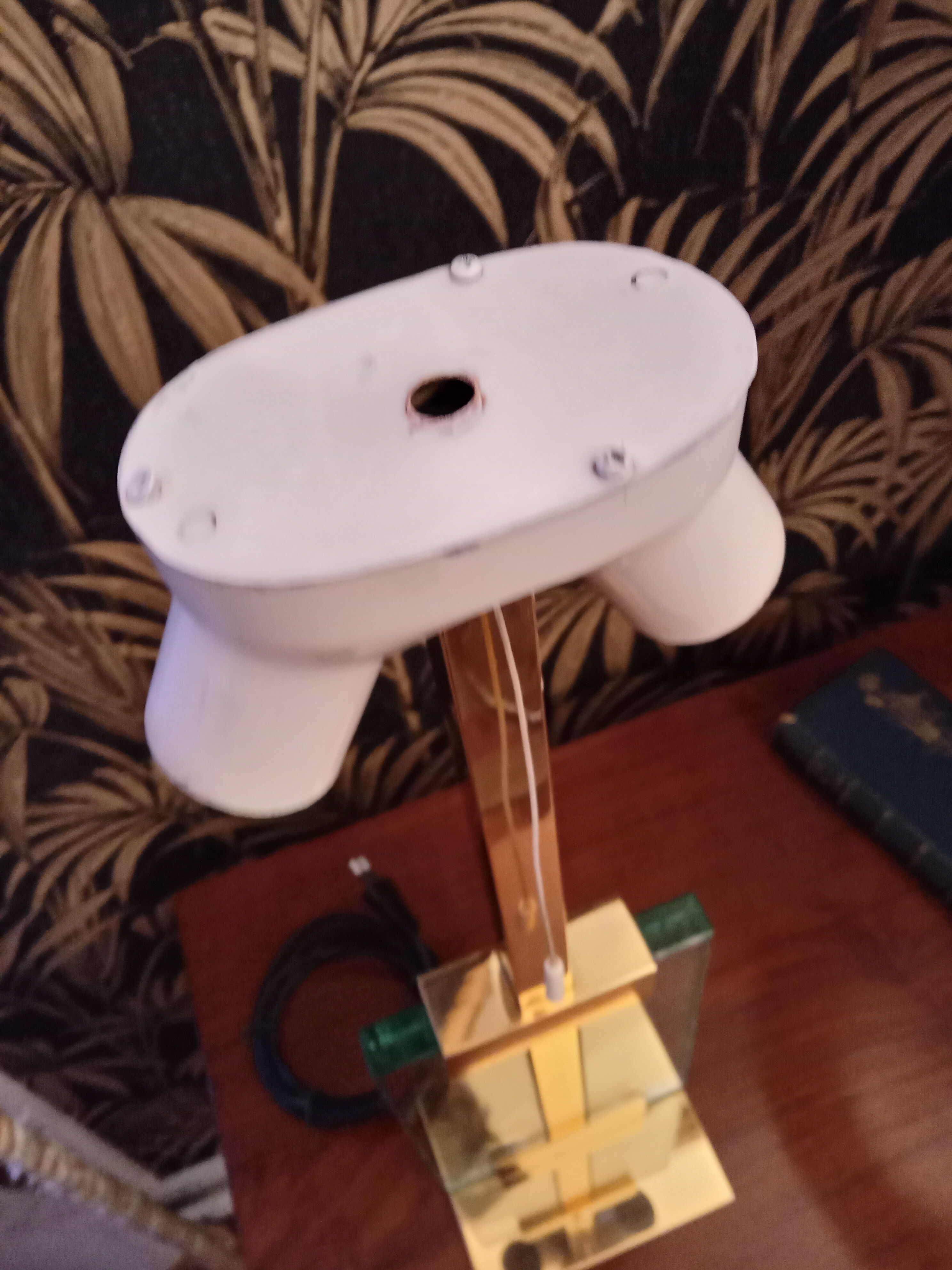 Pied de lampe années 80