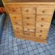 Meuble en pin, 15 tiroirs