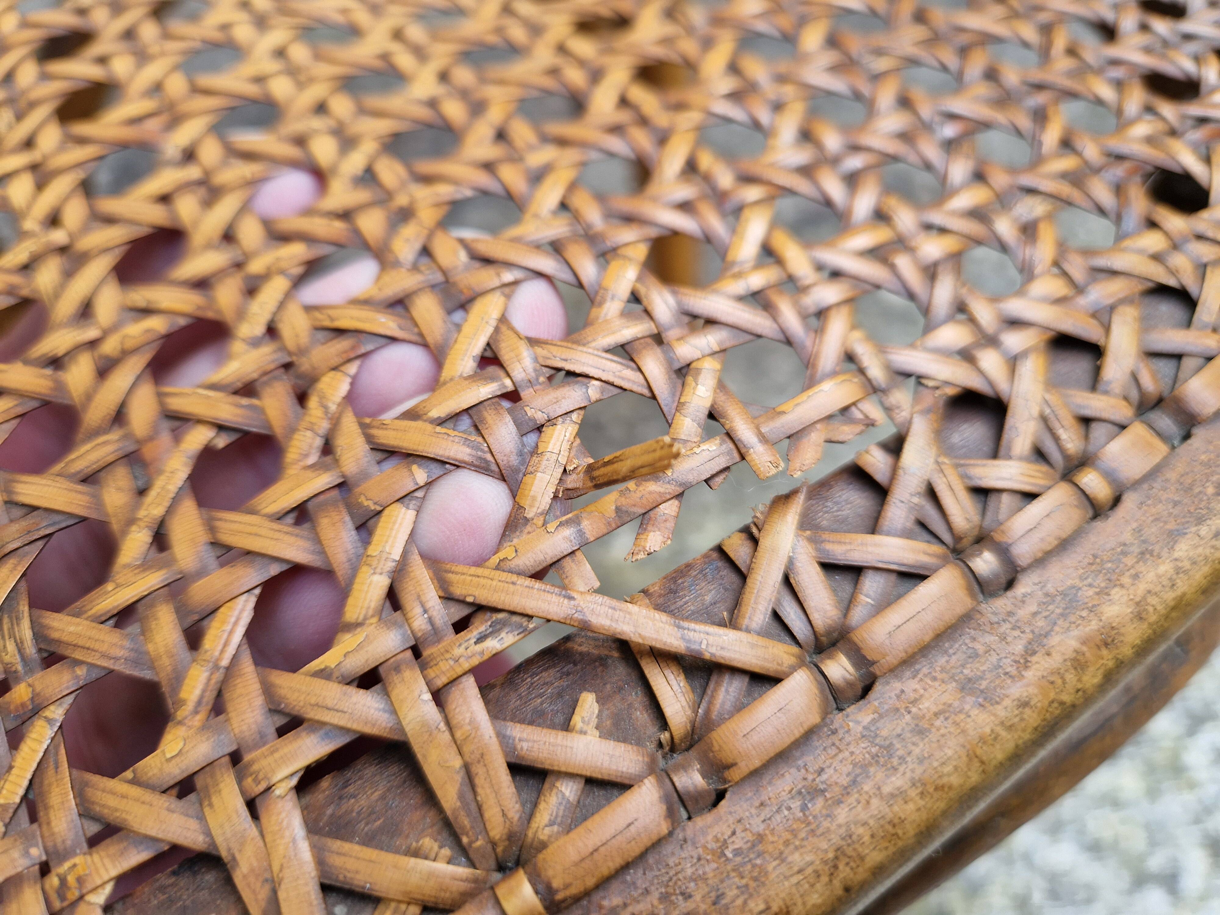 Small antique Baumann children's cane chair