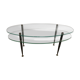 Table basse en verre vintage