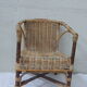 Charming small armchair in rattan and wicker childrens former