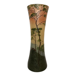 vase art nouveau en verre