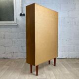 Scandinavian open library in teak, 60s