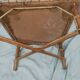 Table basse en rotin