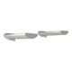 Pair of vintage wall lights with variable intensity, white lacquered metal, France 1970