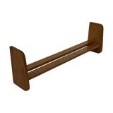 Vintage wooden wall shelve rack bookshelf in wood minimalist