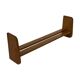 Vintage wooden wall shelve rack bookshelf in wood minimalist