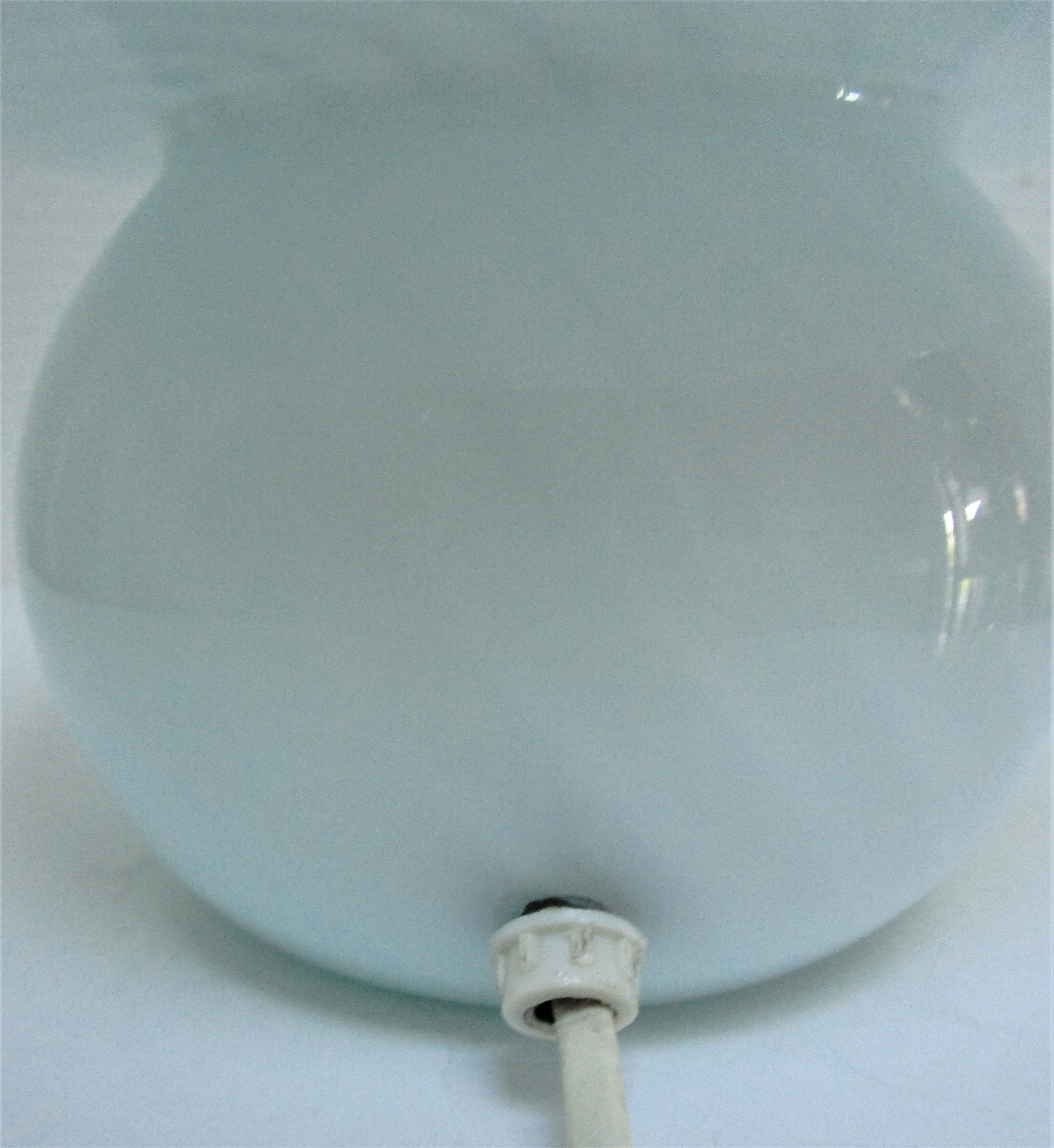 mushroom lamp vintage murano glass