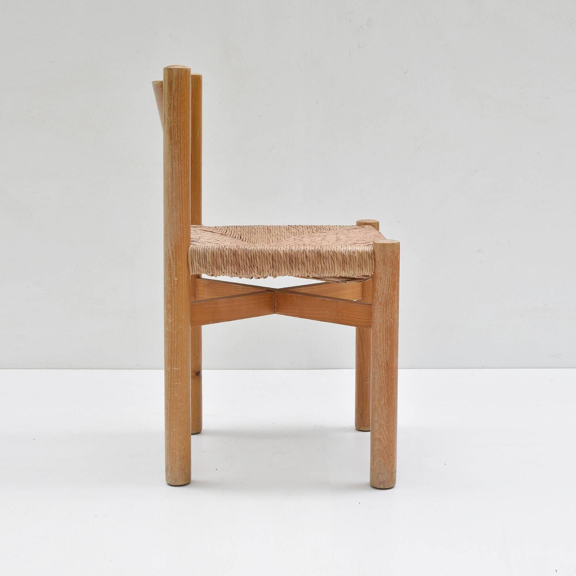 Charlotte Perriand Meribel Chaise edition Sentou 1960s