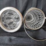 1960 / Cristal d'Arques? / 2 Ice Buckets