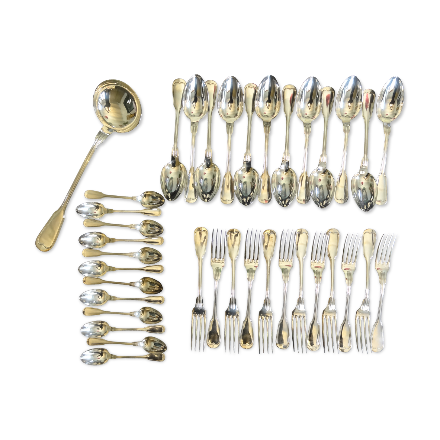 Housewife 37 pieces model with silver metal nets