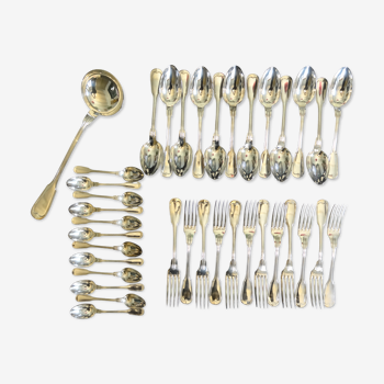 Housewife 37 pieces model with silver metal nets