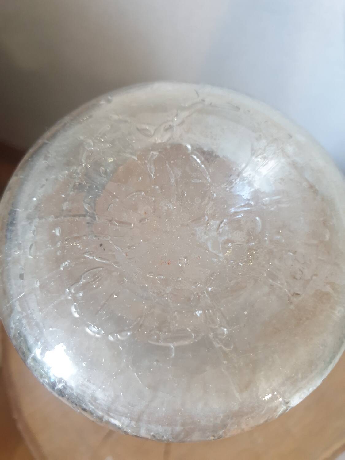 Vintage bubble effect vase