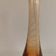 Golden orange orchid vase from Kastrup Glassworks 1950