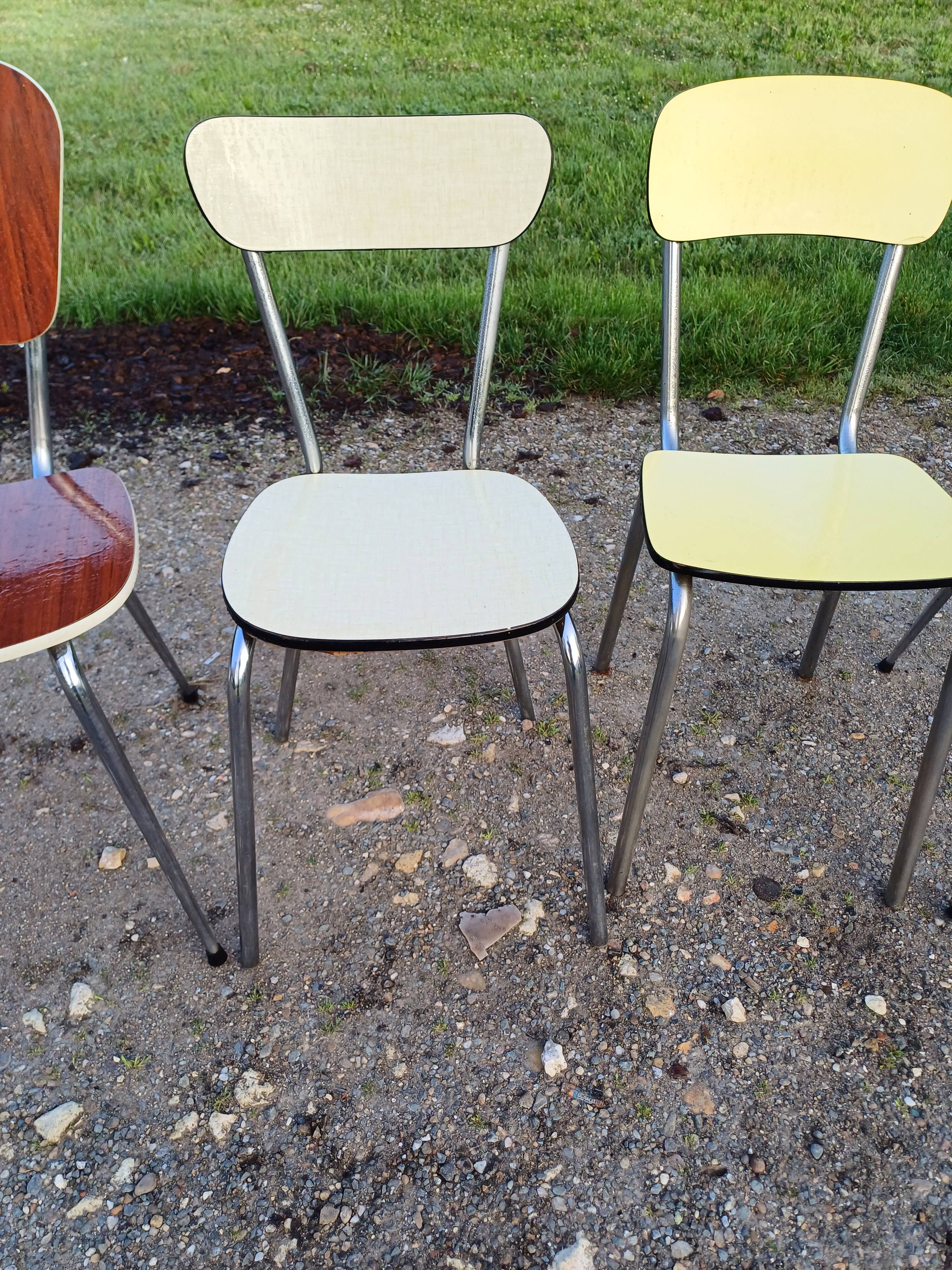 6 Vintage Formica Chairs