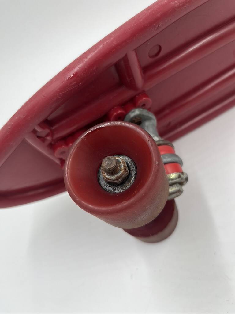 Skateboard rouge vintage