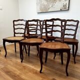 Set of 6 Louis Philippe canned chairs