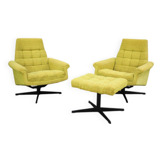 Paire de fauteuils Tabouret par Morávek a Munzar, 1968s, czsk