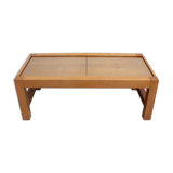 Table de salon à système en frêne massif 1970