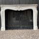 Louis XV style fireplace in Carrara marble