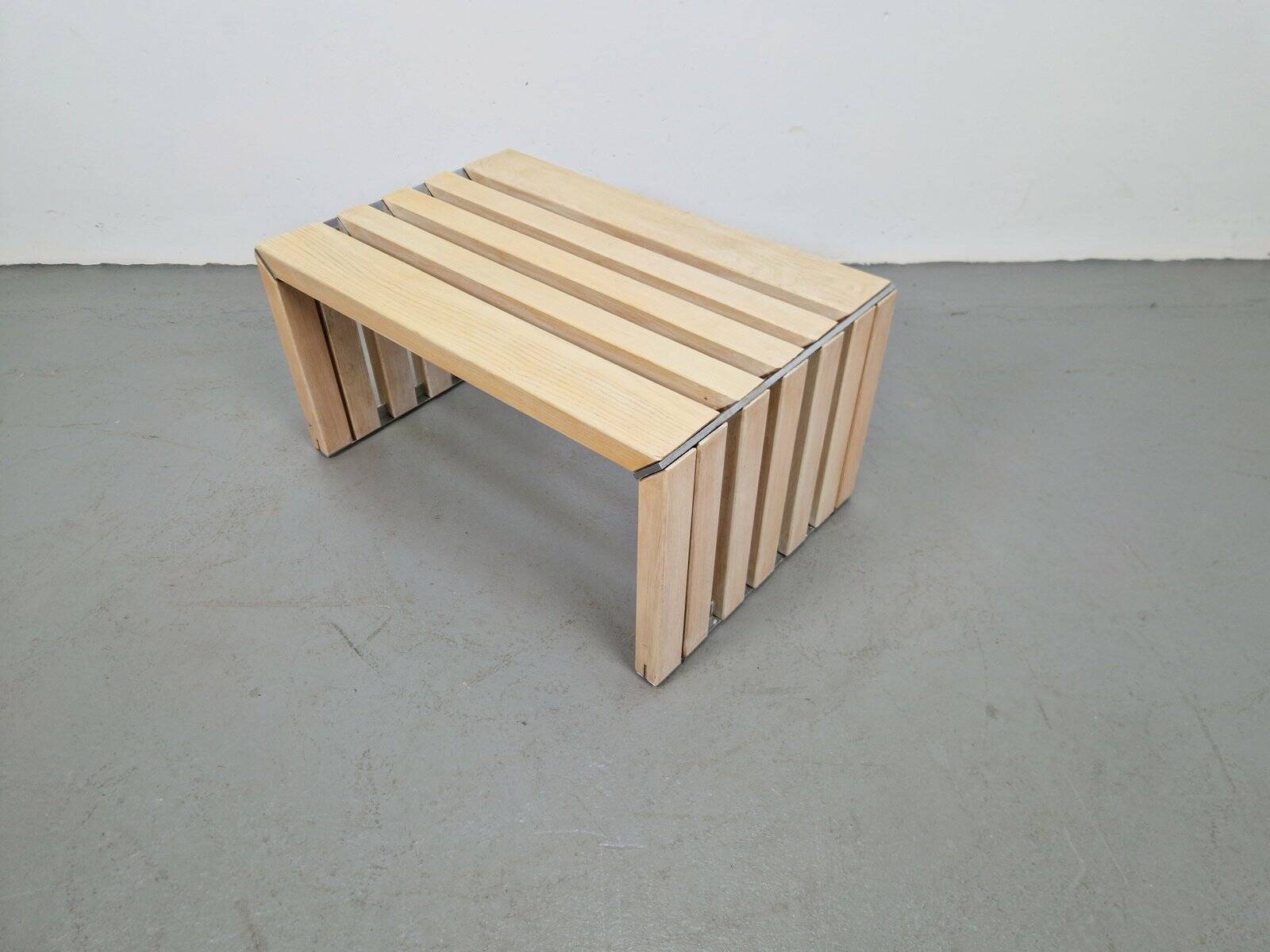 Slat Bench Coffee Table by Walter Antonis for 't Spectrum, 1970s