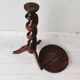 Antique turned leg side table