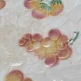 Sarreguemines serving and presentation dish with fruit motifs