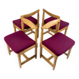 Guillerme and Chambron for Your Home, Set of 4 chairs 1960s