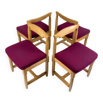 Guillerme and Chambron for Your Home, Set of 4 chairs 1960s