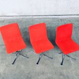Mid-Century Dutch Steel Dining Chairs from Brabantia, 1970s, Set of 3