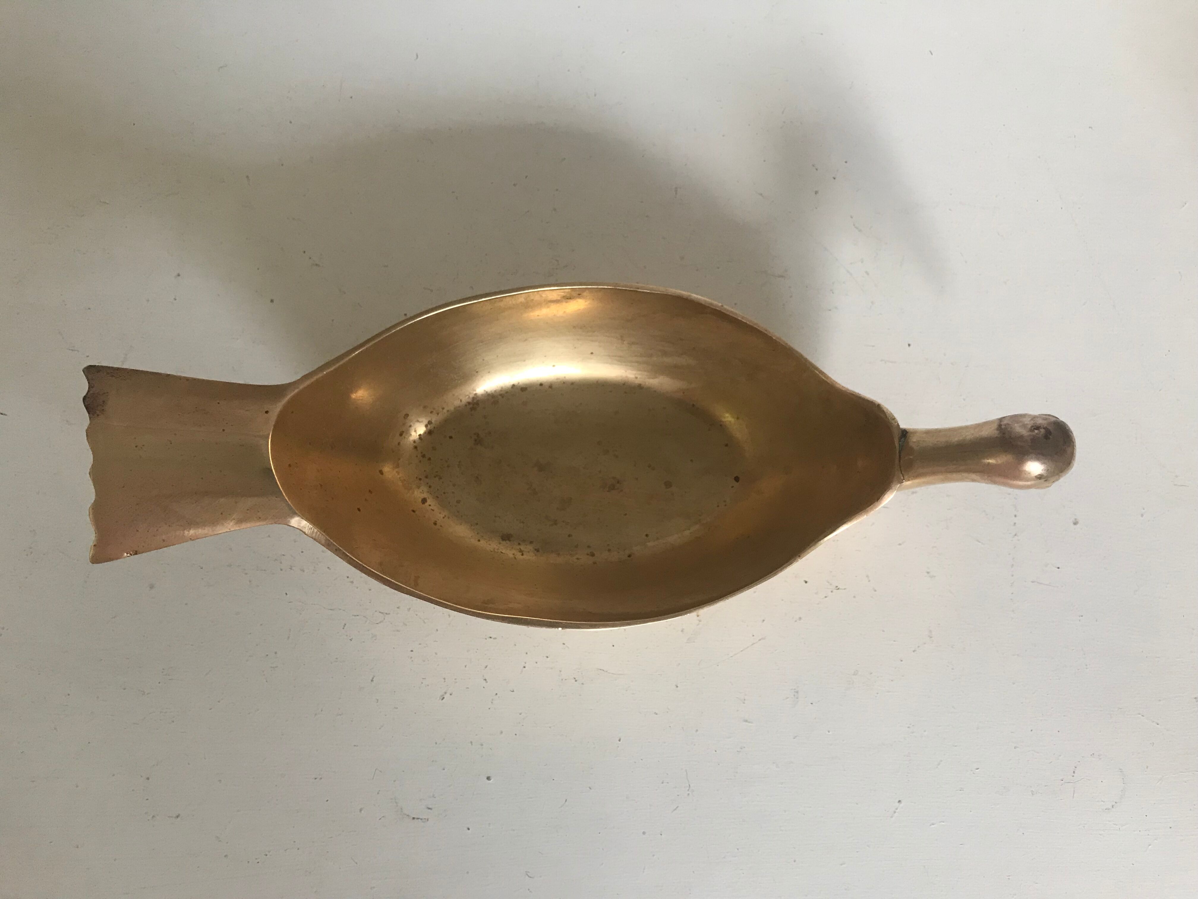 Vintage brass pocket