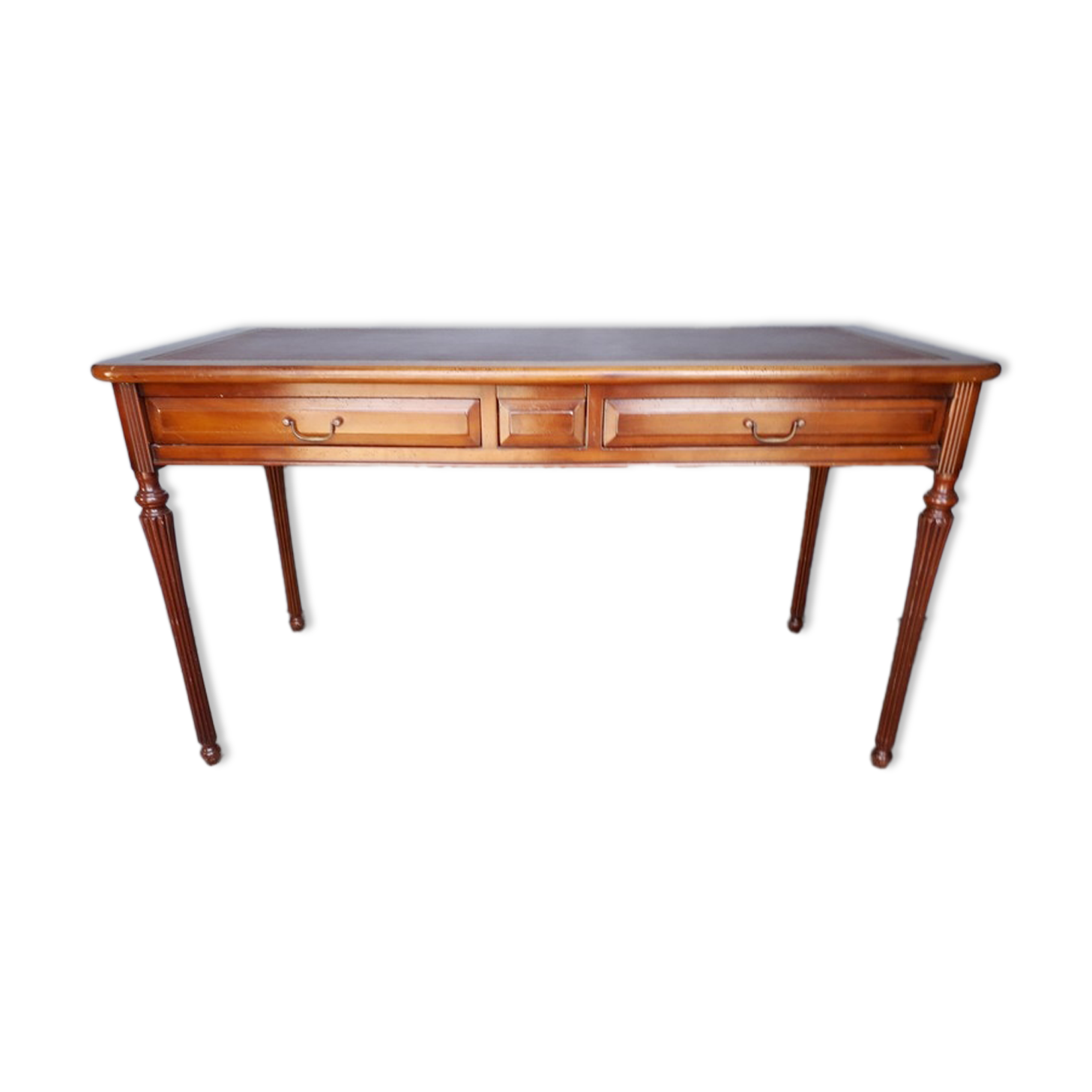 St Louis 16th solid cherry writing desk mid 20th century