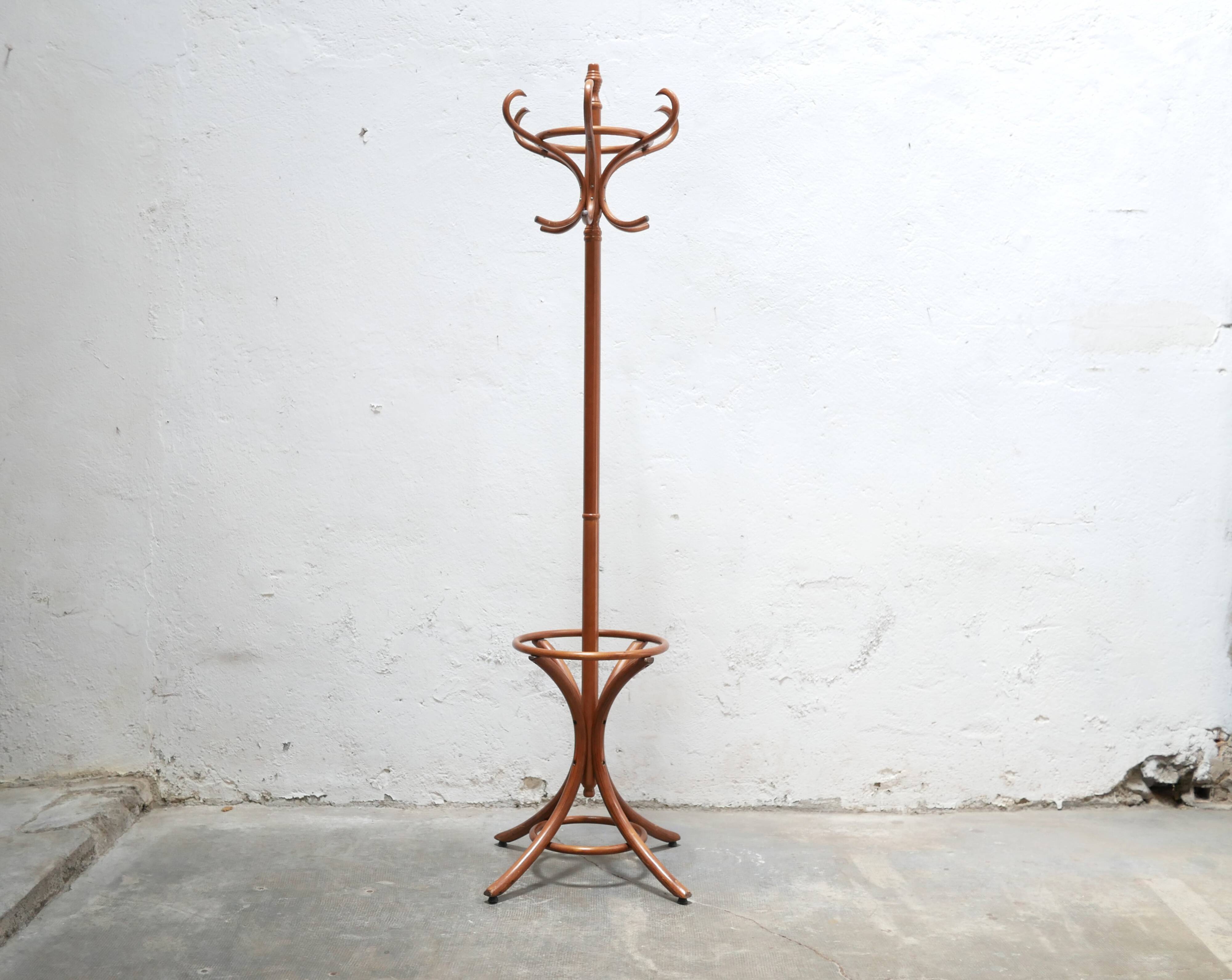 Vintage wooden parrot coat rack