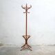 Vintage wooden parrot coat rack