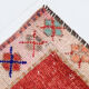 3x7 short vintage oushak runner rug