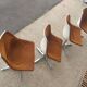 Set of 2 monohull and rotating chairs by Schweitzer for Lafargue S.A dated january 19