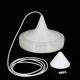 Lampe suspendue Rotaflex / Attribuée à John et Sylvia Reid / Teck / Design moderne du milieu du siècle / Années 1960