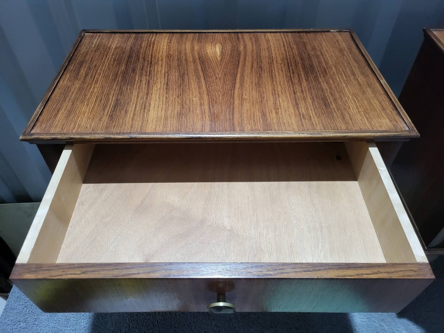 Paire de chevets tables de nuit Art Déco Vintage