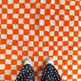 Tapis beni ouarin fait main traditionnelle taille 150 x 250 cm