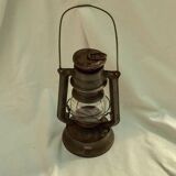 Meva N 864 oil storm lamp in aluminum dimension: height -25cm- diameter -13cm-