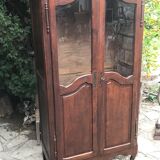 Old semi-glazed wardrobe