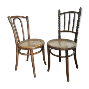 lot de 2 chaises bistrot