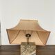 LAMP 1970 ON ONYX FOOT DESIGN FRENCH WORK MARMARA
