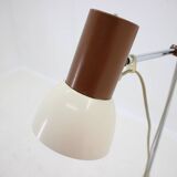 1970s chrome & metal adjustable floor lamp, czechoslovakia