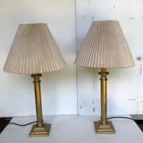 Solid brass lamp