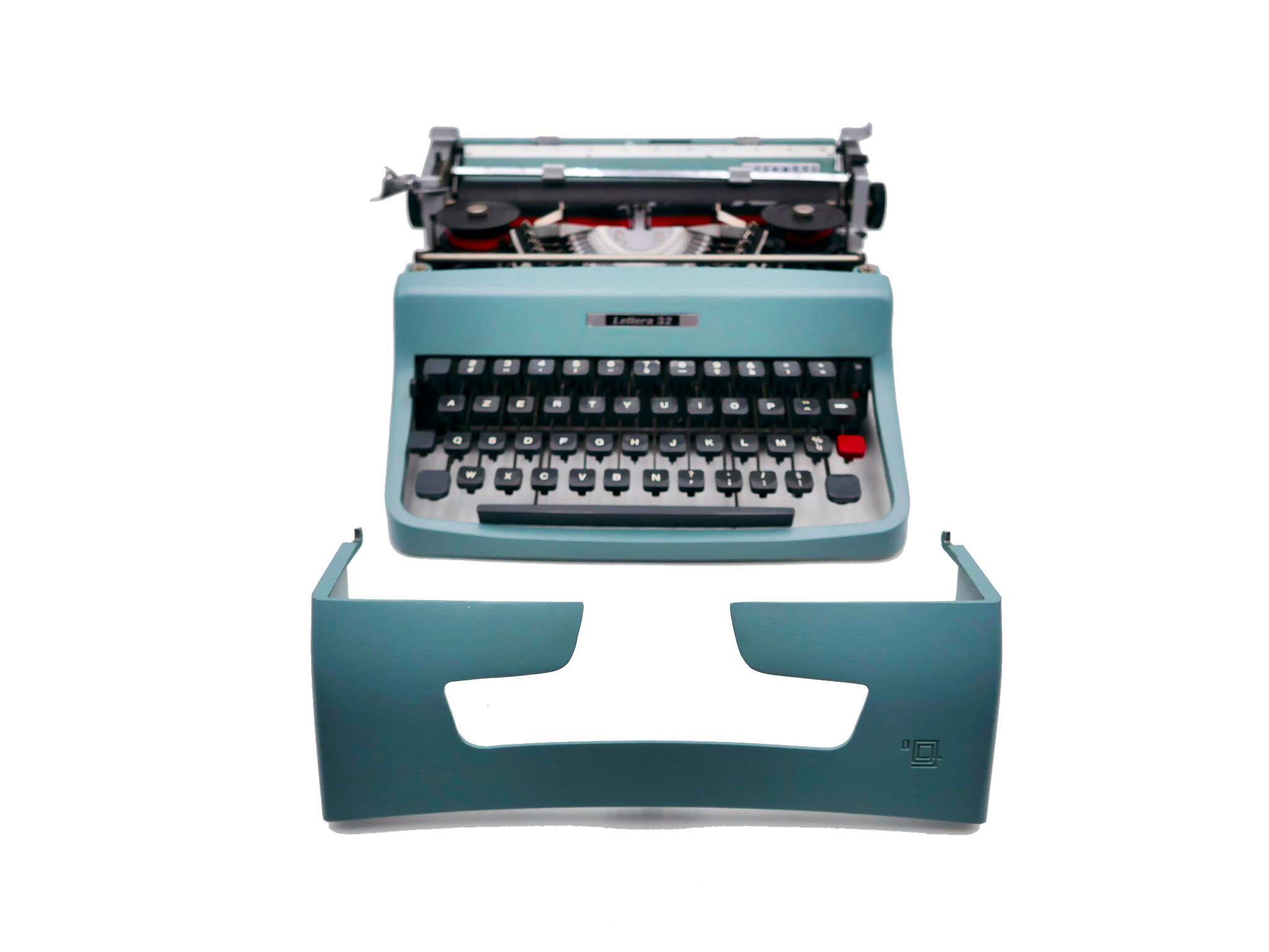 Typewriter Olivetti Lettera 32 green revised ribbon new
